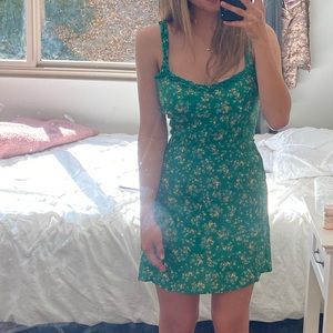 Faithfull the Brand Esther Tie Mini Dress